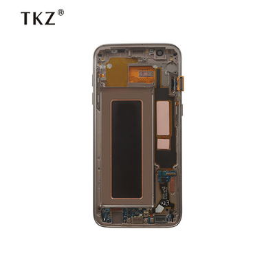 Ekran dotykowy telefonu komórkowego ekran OLED czarny biały złoty dla SAM Galaxy S7 Edge LCD